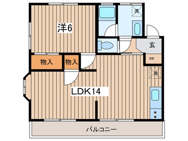 マロンプレーンBの物件間取画像